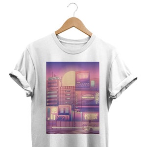 Lofi Sunset Tshirt, Synthwave Shirt, Vaporwave Fashion, Retrowave ...