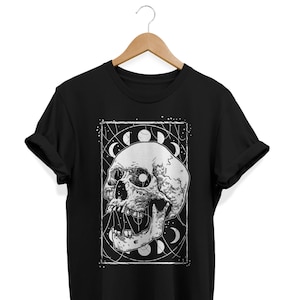 Buy Pastel Goth Clothing Cute Gothic Skull Oversized Crew Neck