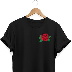 Aesthetic Rose Shirt, Aesthetic Clothing, Soft Grunge Clothes, Pastel Goth Apparel, Gothic Fashion, Edgy Outfit