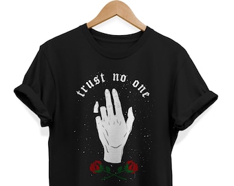 Trust No One Illuminati Hipster Creative Unique trendy cool fashionable stylish cool unisex tshirt