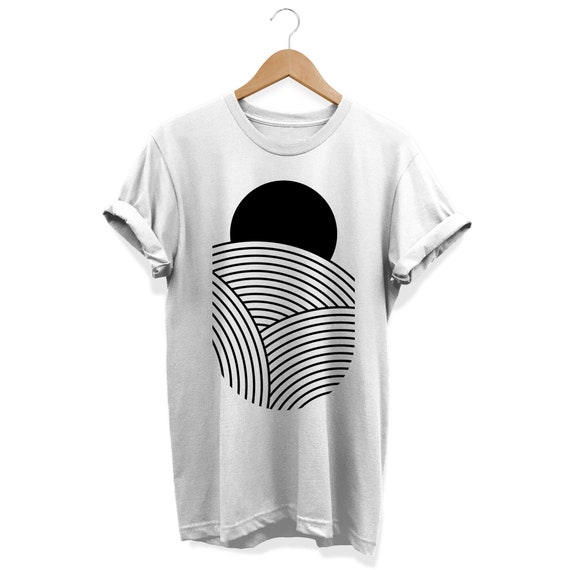 90s Abstract Shirt Minimalist T-shirt Artsy Tee Geometric - Etsy