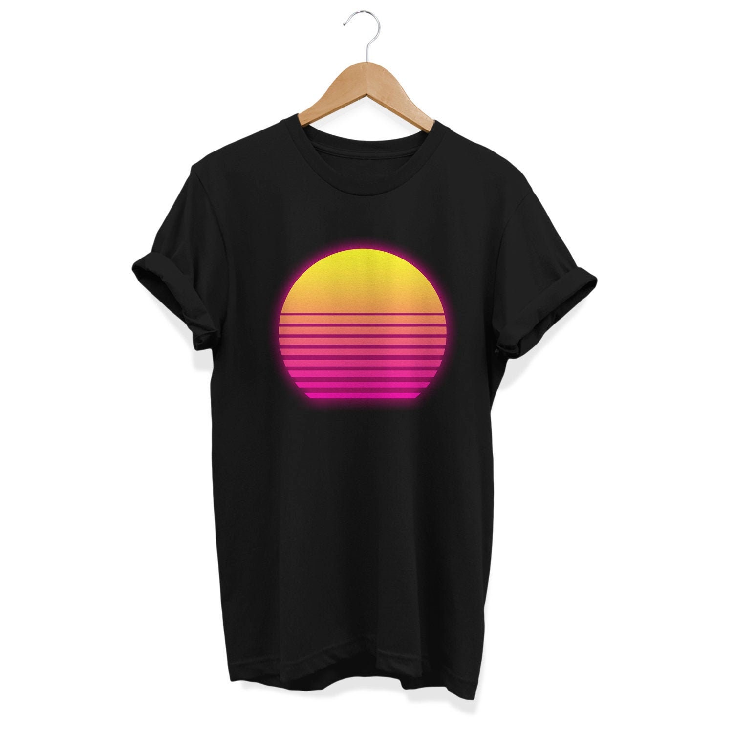 Retro Egam Home State Cool 70s Style Sunset Premium T-Shirt