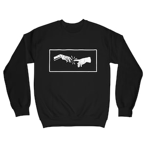 Creation of Death Aesthetic Sweatshirt, Grunge clothing, Soft Grunge Clothes, Gothic Apparel, Crew neck Jumper