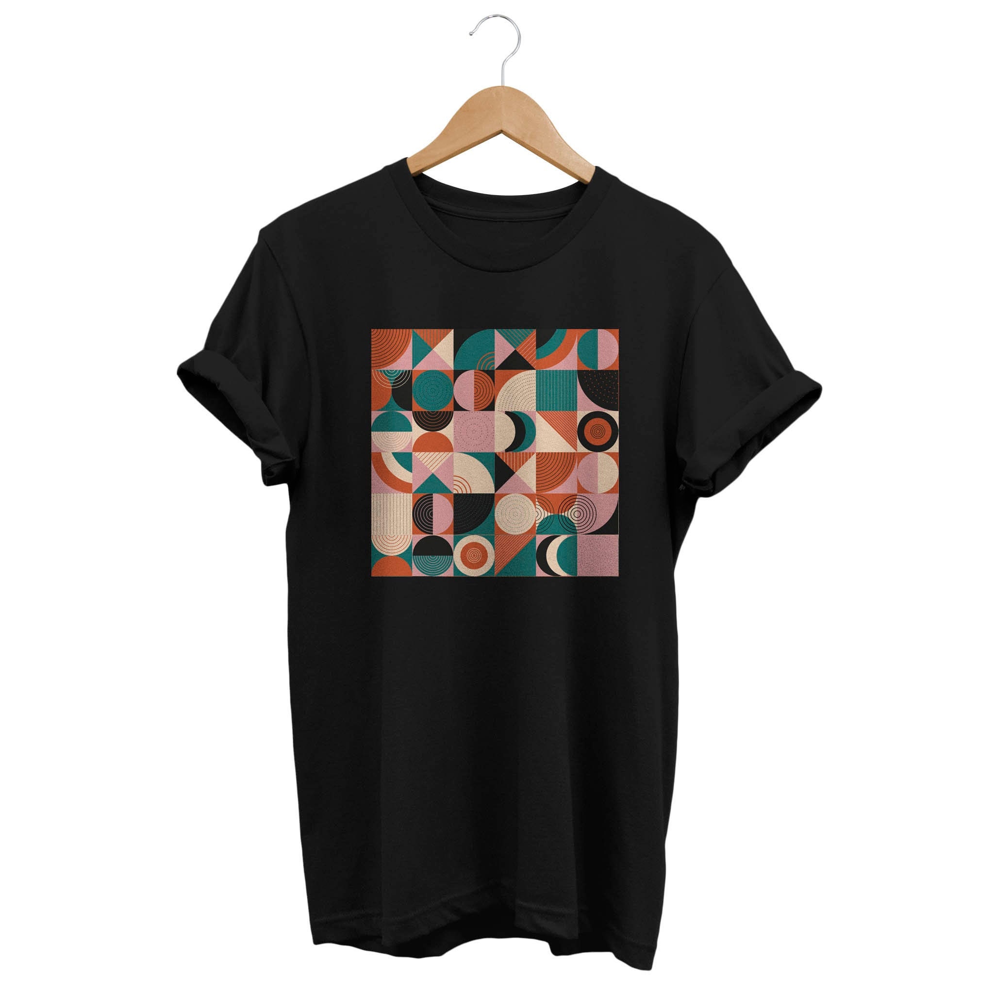 Abstract Geometric Art T-Shirt: Modern Artsy Tee