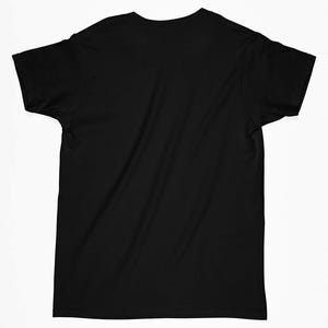 May include: A black t-shirt with short sleeves.