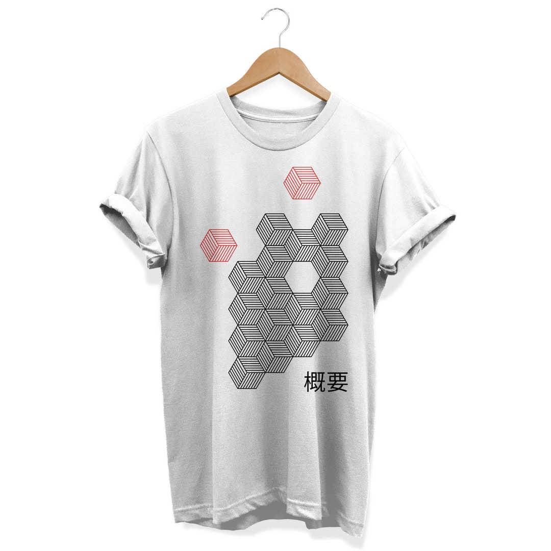 トップス Geometric pattern amunzen clothS/S shirt il_1080xN.2401396677_bsky.jpg
