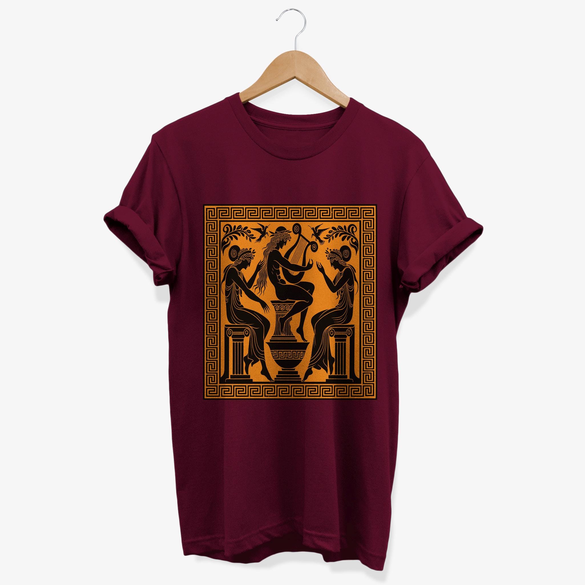 Orpheus Greek Mythology T-shirt, Underworld Legend Graphic Tee