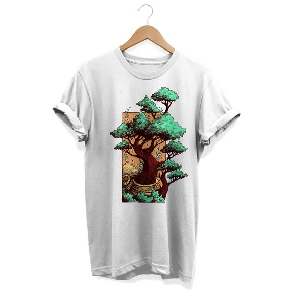 Japanese Bonsai Tree T-Shirt Japanese Tradition Graphic Art Japanese Bonsai Tree T-Shirt Japanese Tradition Graphic Art