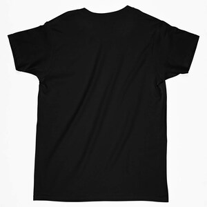 May include: A black t-shirt with short sleeves.