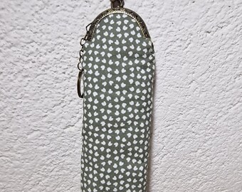 Pencil case, pen holder, pencil case, spotted pen case, matching bookmark