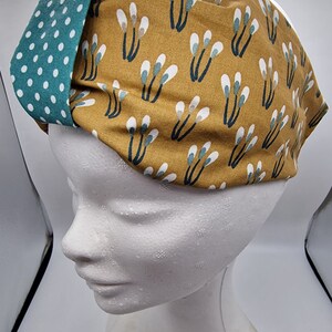Headband with knot, fabric tiara, turban headband, hair accessory, matches headband, ocher headband