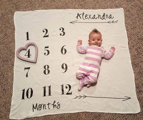 milestone blanket etsy