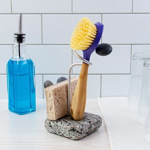 Magnetic Dish Brush- & Sponge Holder