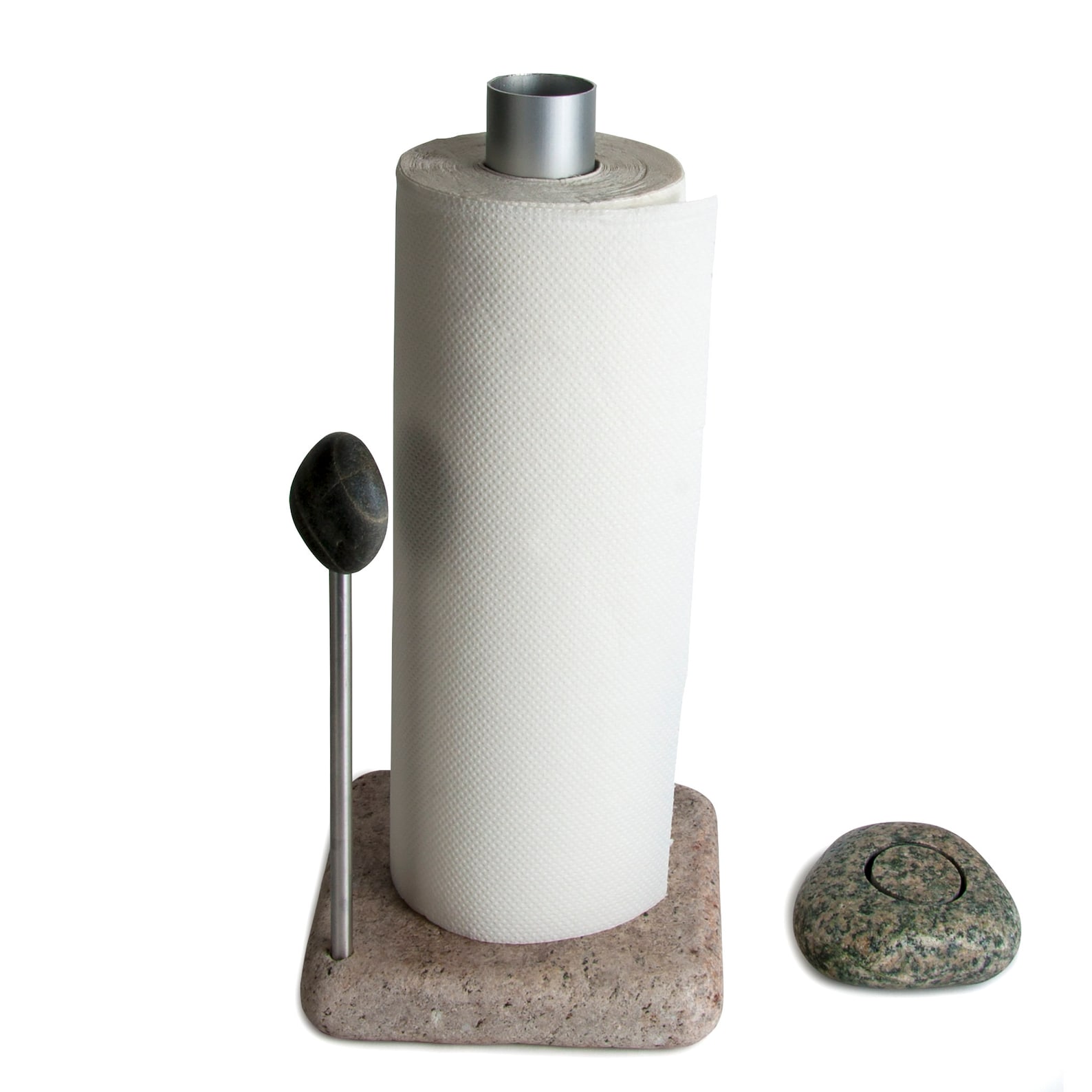 One Handed Granite Paper Towel Holder Etsy