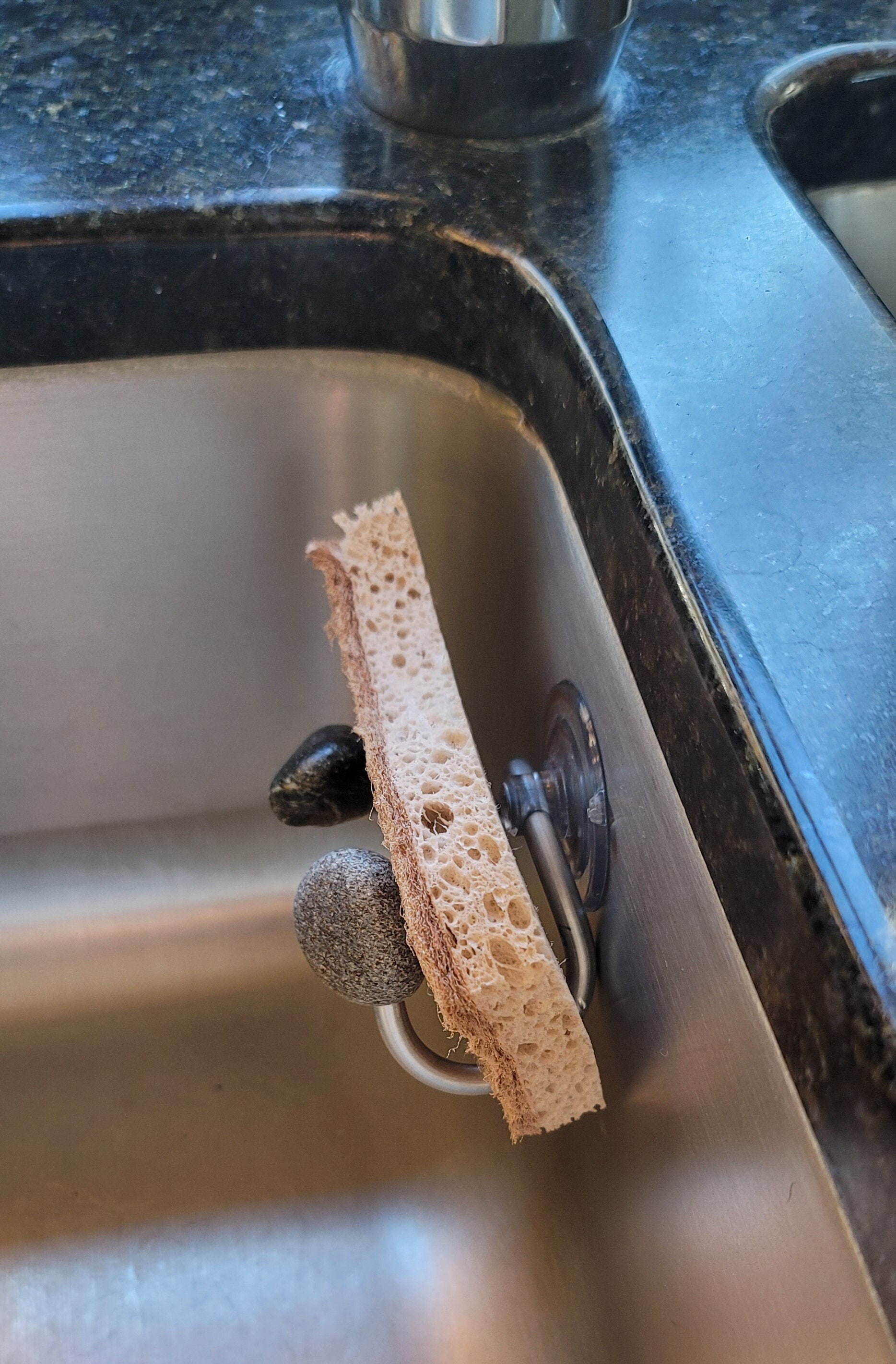 2/PK Self-Adhesive Sink Adjustable Dishwand(Dish Wand)Holder Kitchen Sink  Caddy