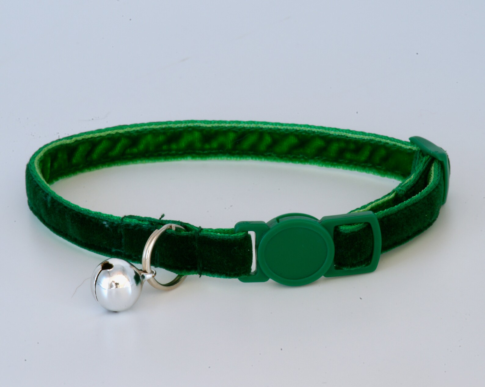 Emerald Green Velvet Collar Double velvet Adjustable Cat Etsy