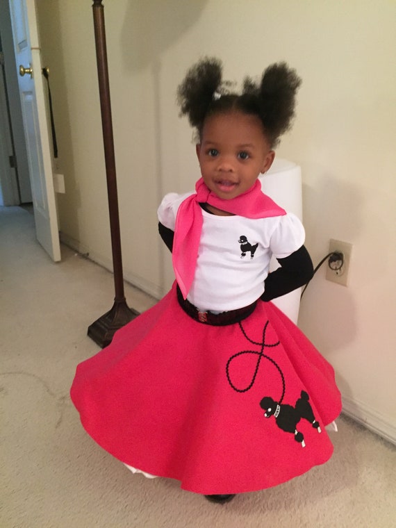 Toddler 50 S Poodle Skirt 2t 3t 4t Etsy