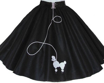 Women&#39;s 50&#39;s POODLE SKIRT OUTFIT for Adult s m l xl 2x 3x