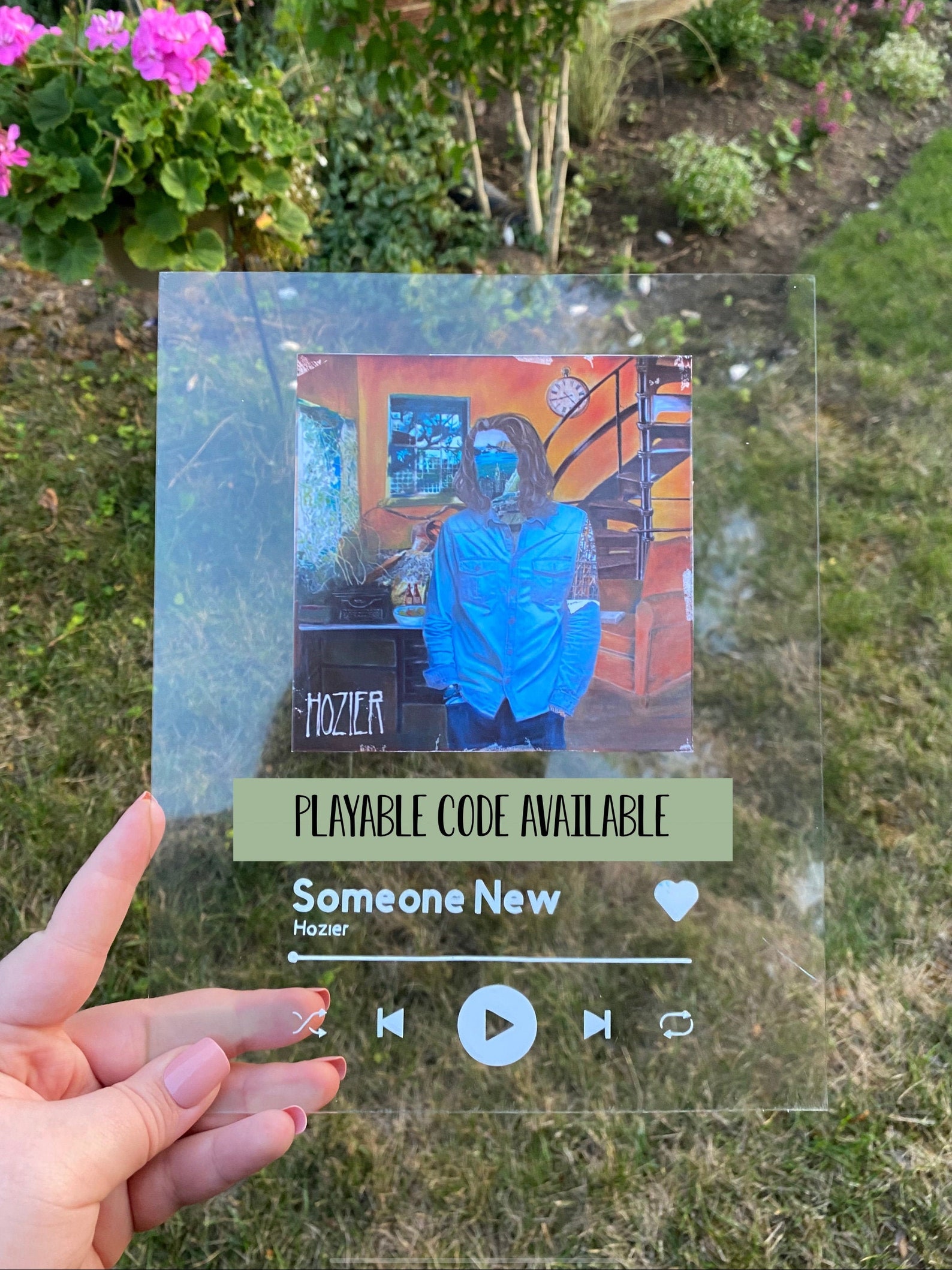 Customizable Spotify plaque acrylic Etsy