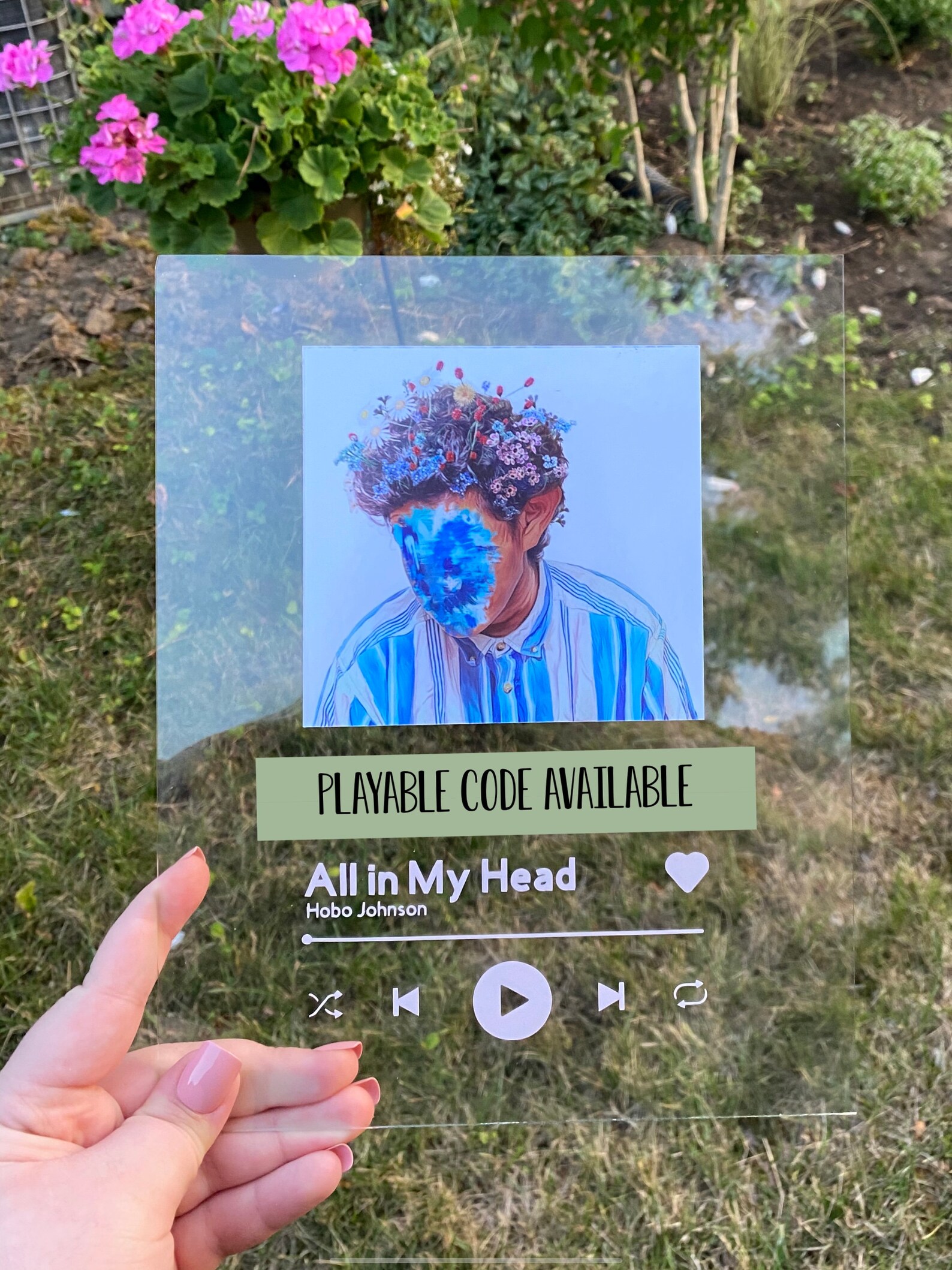 Customizable Spotify plaque acrylic Etsy