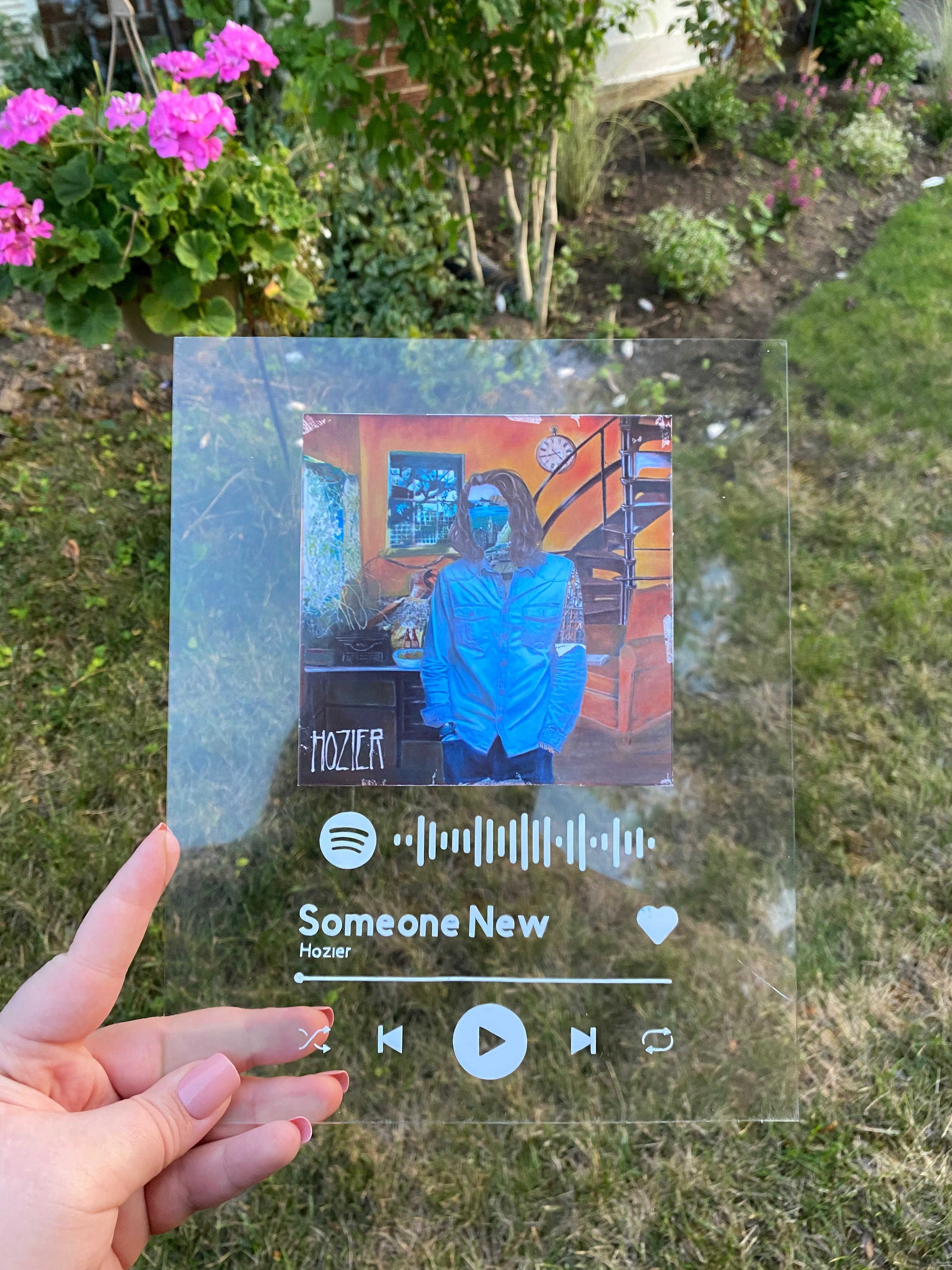 Customizable Spotify plaque acrylic Etsy