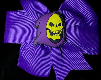 Skeletorrs Haarschleife Clip, Haarschmuck, Haarschleifen, leichte Haarschleifen, leichte Accessoires, 80er Jahre Schachteln, 80er Jahre, Geschenkideen, Geschenke