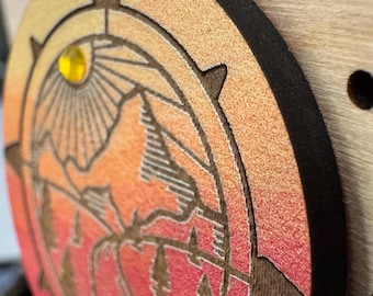 Mountain Compass Earrings