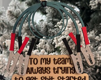 Coworkers: Always Trying to Start Shit ornament