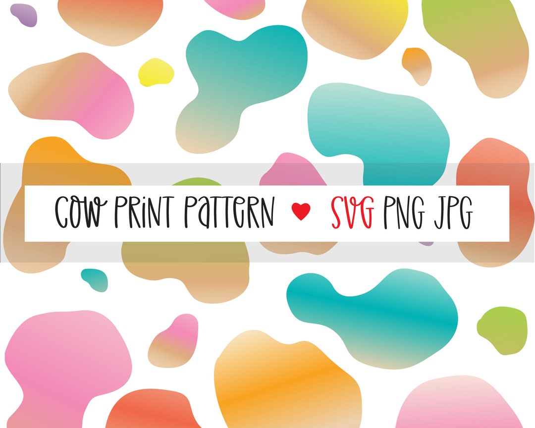 Cow Print SVG Cow SVG Cow Png Cow Pattern SVG Cow Print - Etsy