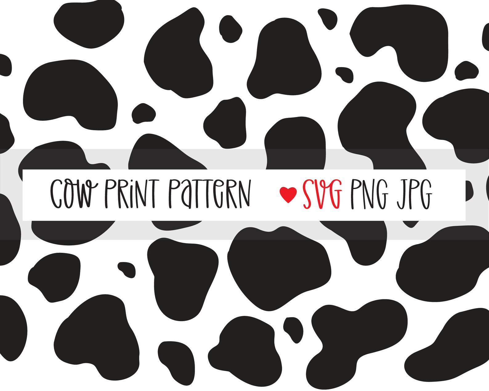 Cow Print SVG Cow SVG Cow Png Cow Pattern SVG Cow Print - Etsy