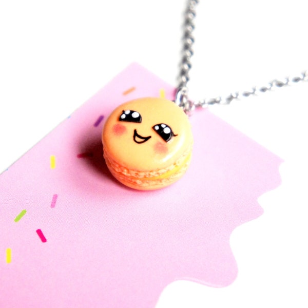 Collier French Macaron Kawaii - Collier parisien, bijoux gourmands