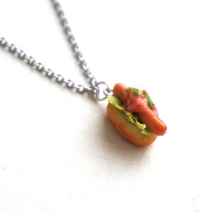 Hotdog Sandwich Necklace