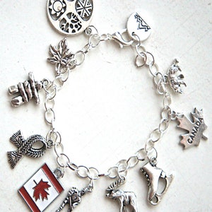 Canada Inspired Charm Bracelet