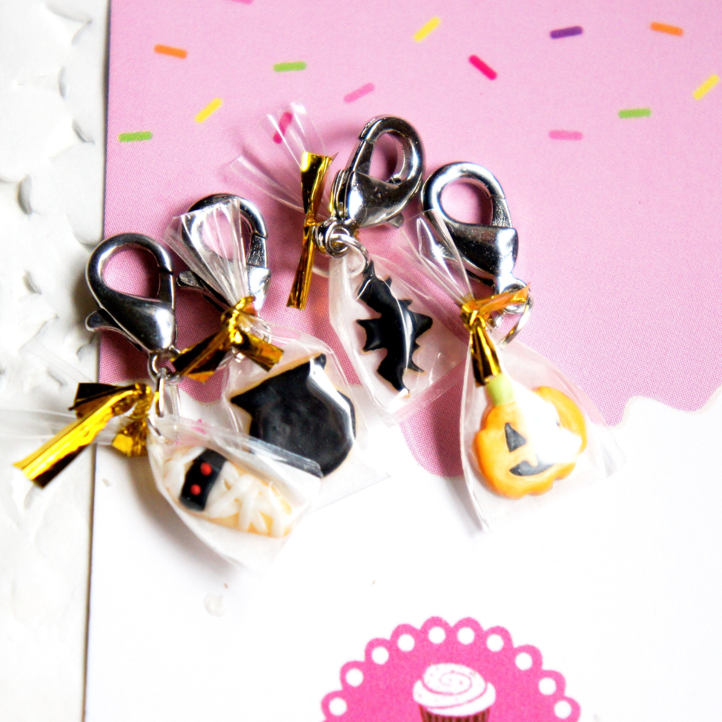 Halloween Cookies Charm Stitch markers