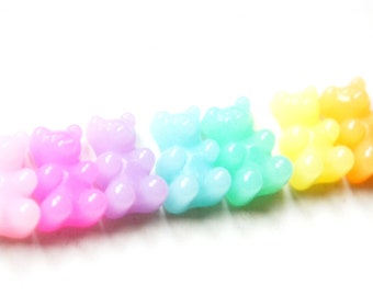 Collar de oso de goma
