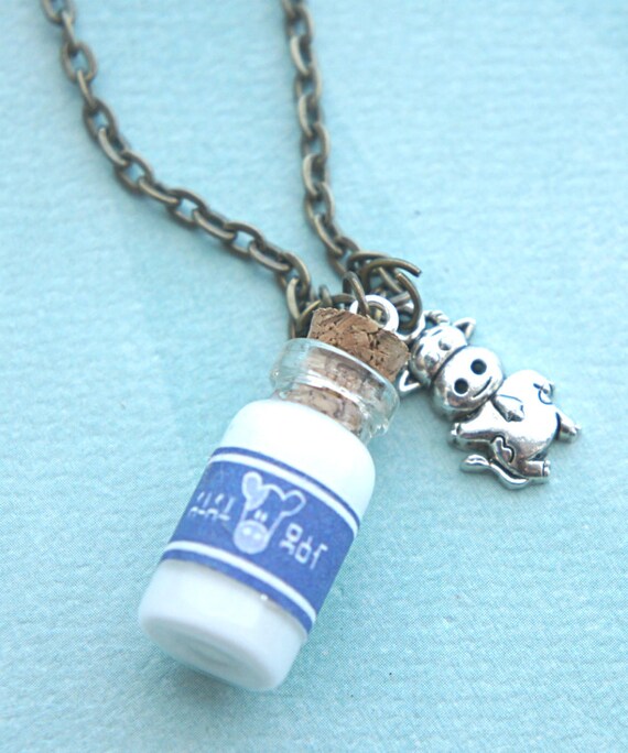 Legend Of Zelda Lol Lon Milk Necklace Vial Necklace Potion Etsy
