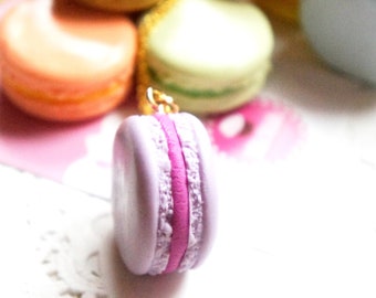 French Macaron Necklace- macaron necklace, Parisian jewelry