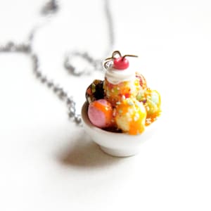 Ice Cream Sundae Necklace