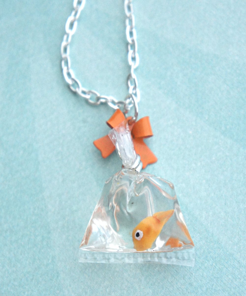 Live fish necklace clearance
