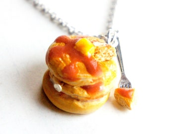 Pancake Stack Necklace