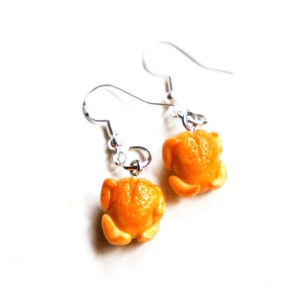 Turkey Dangle Earrings- Thanksgiving earrings