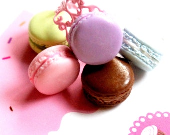 Handmade French Macaron Ring: Miniature Food Jewelry