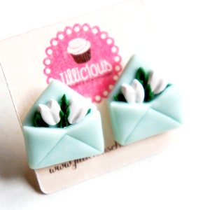 Pendientes de tulipanes