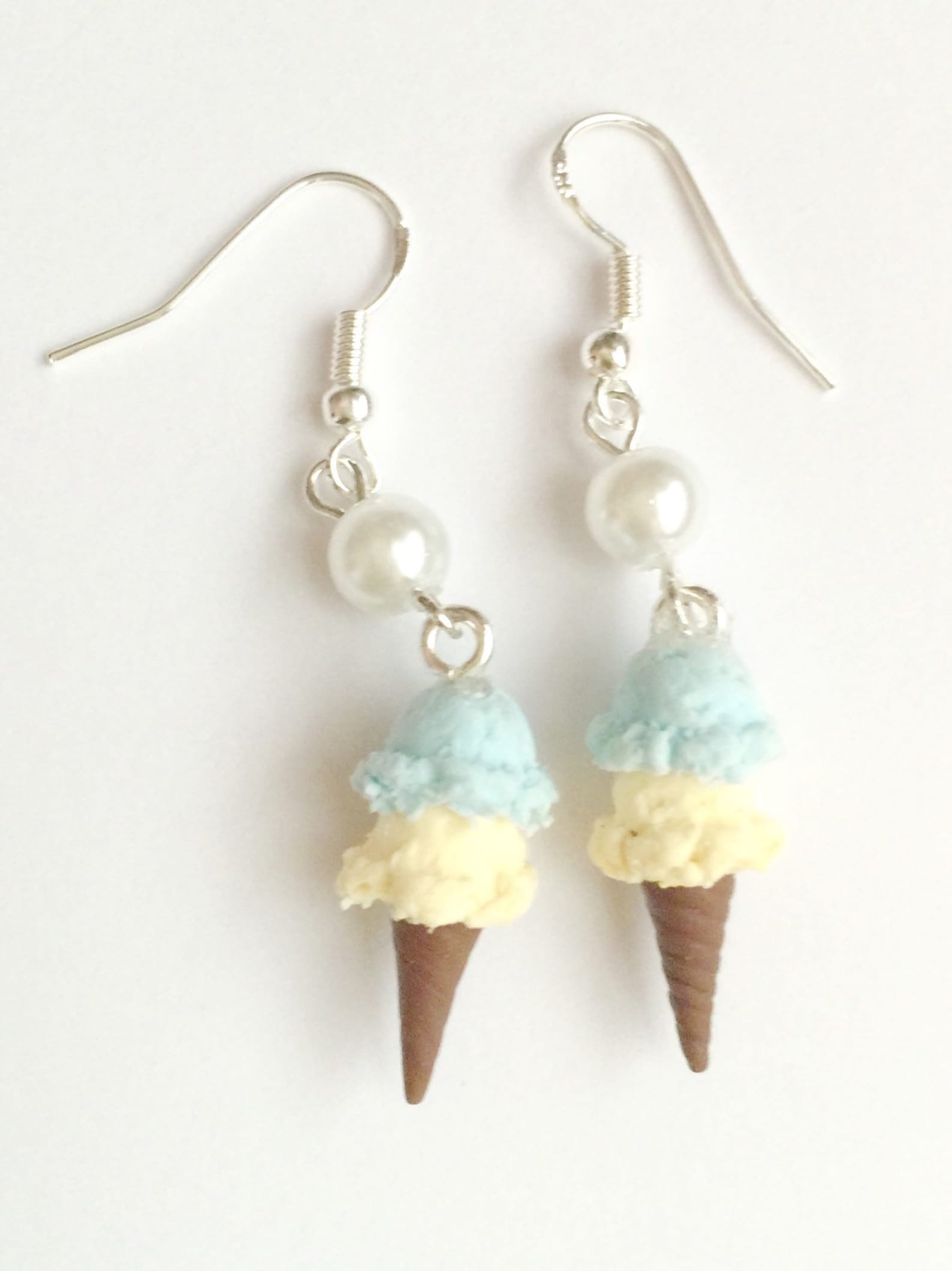 Ice Cream Cone Earringsminiature Food Jewelry Ice Cream Etsy