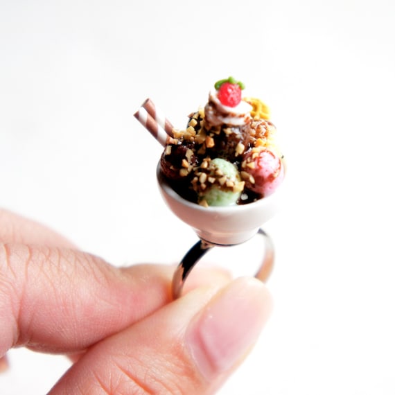 Ice Cream Sundae Ring - Etsy