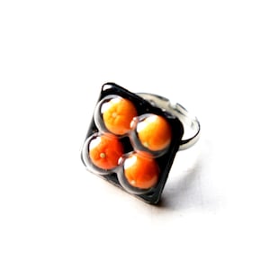 Orange Tray Ring