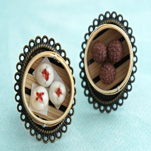 Chinese Dim Sum Ring- Miniature Food Jewelry, Chinese Food Ring - Etsy