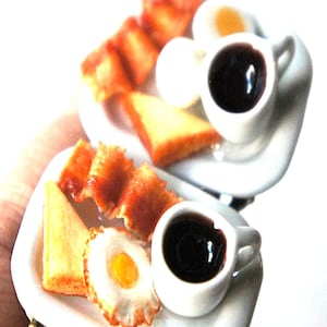 Breakfast Platter Ring- miniature food jewelry, food ring