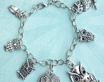 Owl Charm Bracelet