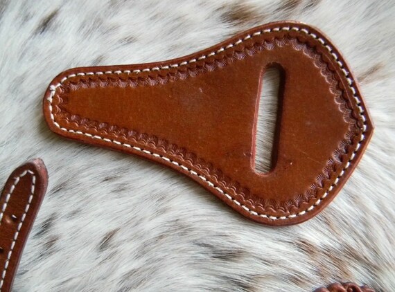 Western Saddle Replacement Medium Oil Leather Latigo Carrier
